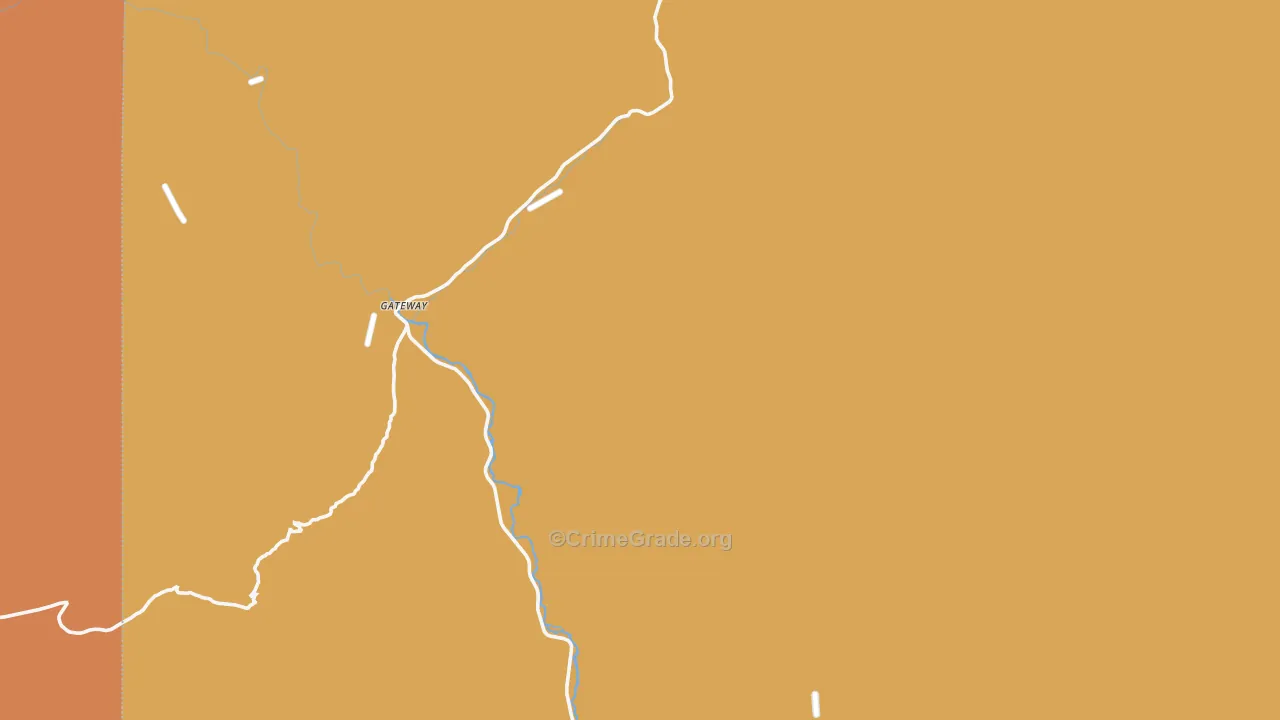 81522, CO Map of Drug-Related Crime Rates