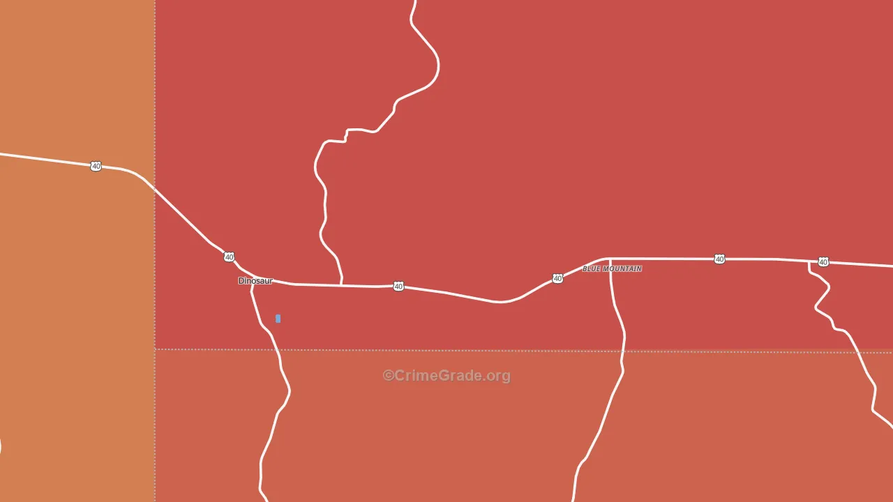 81610, CO Map of Drug-Related Crime Rates