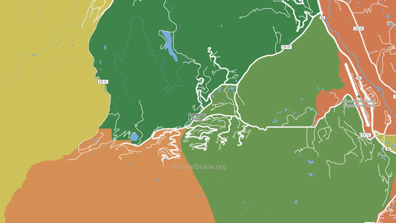 81615, CO Map of Drug-Related Crime Rates