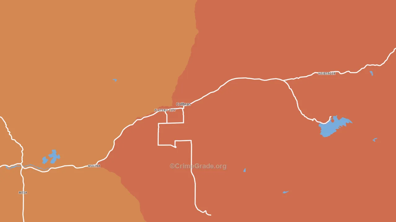 81624, CO Map of Drug-Related Crime Rates