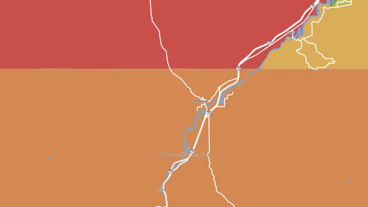 81630, CO Map of Drug-Related Crime Rates