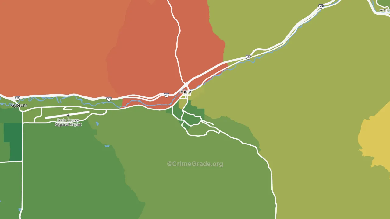 81631, CO Map of Drug-Related Crime Rates