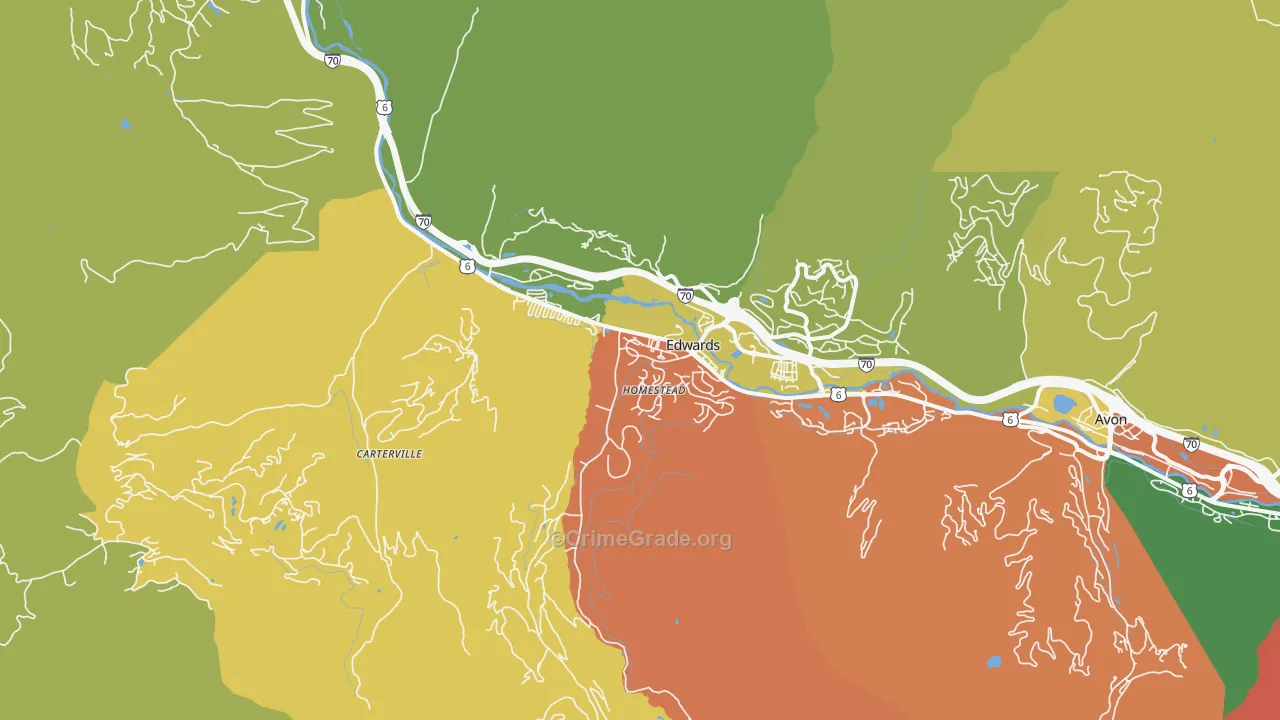 81632, CO Map of Drug-Related Crime Rates