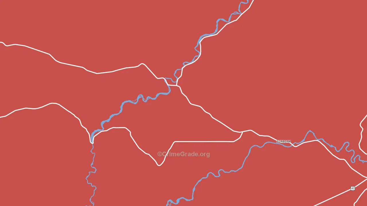81640, CO Map of Drug-Related Crime Rates