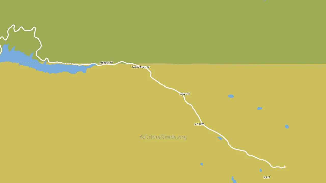 81642, CO Map of Drug-Related Crime Rates
