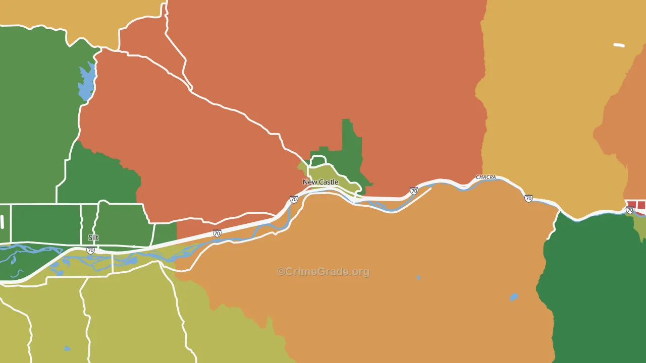 81647, CO Map of Drug-Related Crime Rates