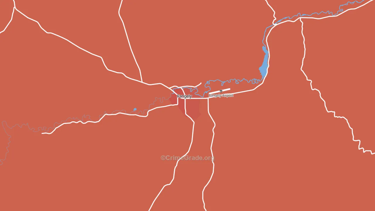81648, CO Map of Drug-Related Crime Rates