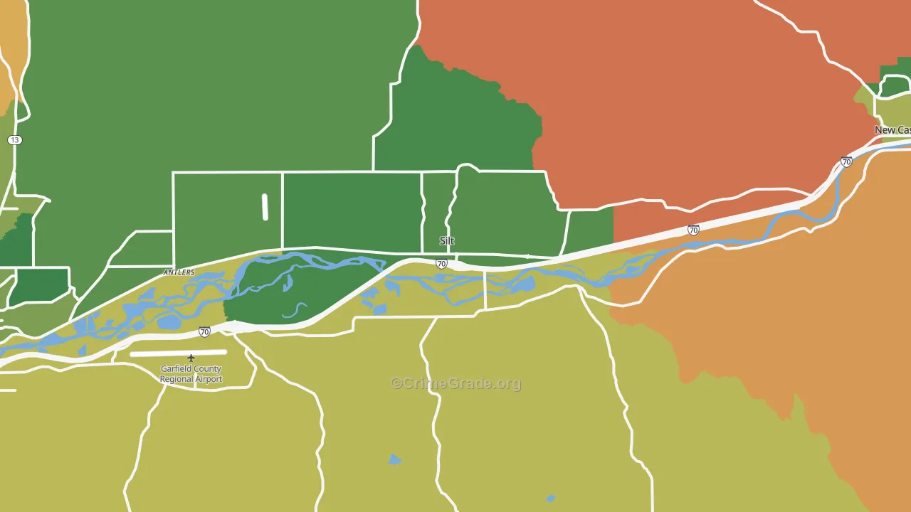 81652, CO Map of Drug-Related Crime Rates
