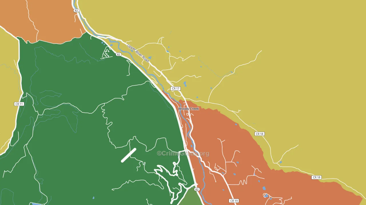 81656, CO Map of Drug-Related Crime Rates
