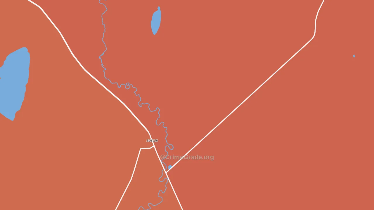 82051, WY Map of Drug-Related Crime Rates