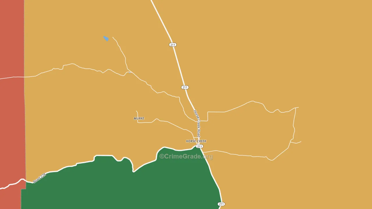 82061, WY Map of Drug-Related Crime Rates