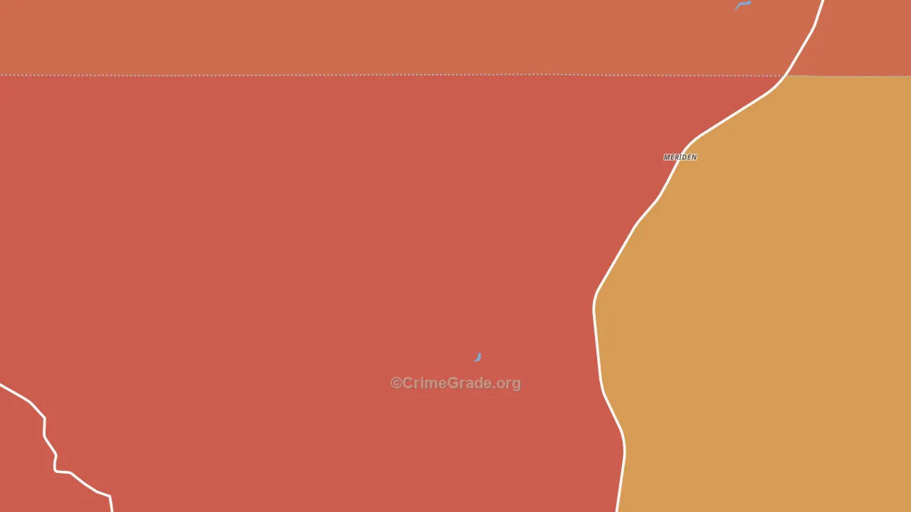 82081, WY Map of Drug-Related Crime Rates