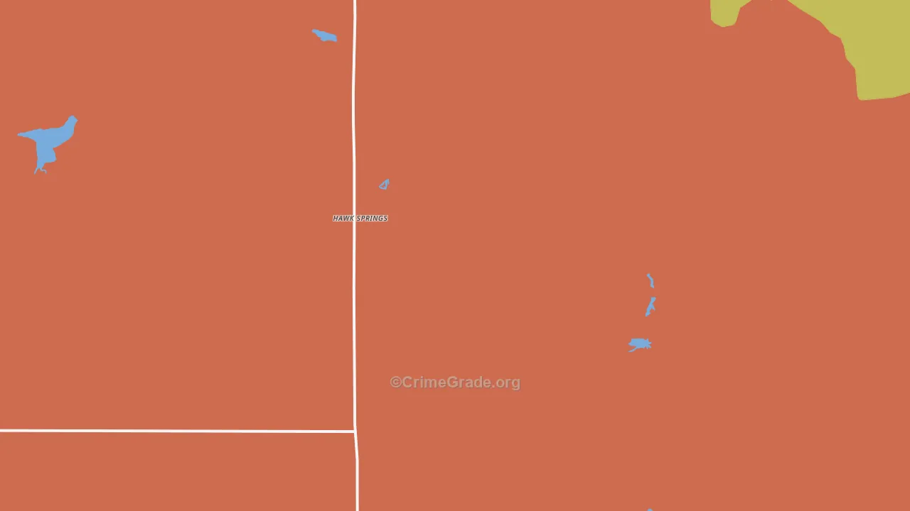 82217, WY Map of Drug-Related Crime Rates