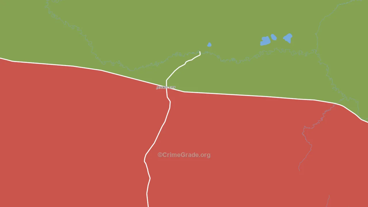 82310, WY Map of Drug-Related Crime Rates