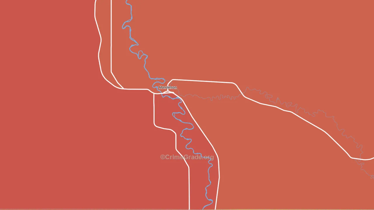82432, WY Map of Drug-Related Crime Rates