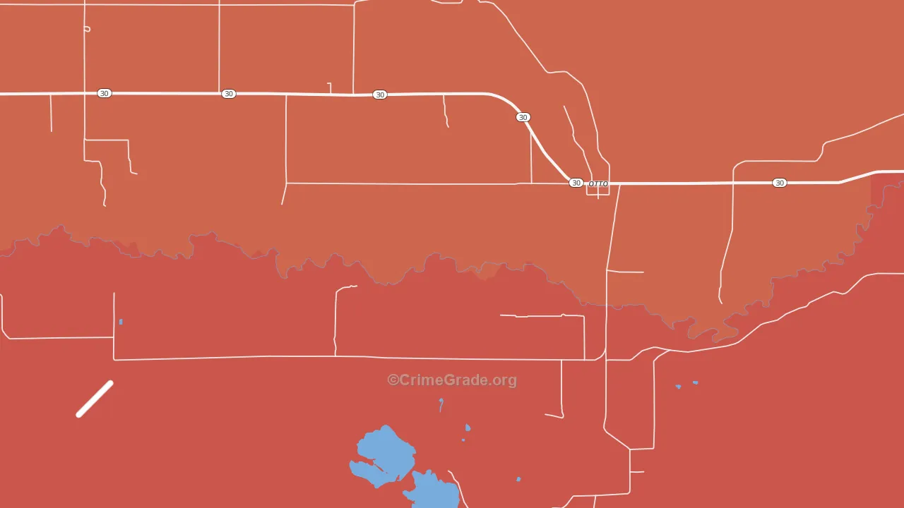82434, WY Map of Drug-Related Crime Rates