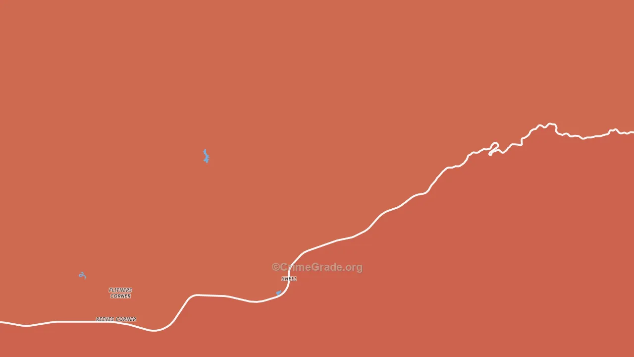 82441, WY Map of Drug-Related Crime Rates