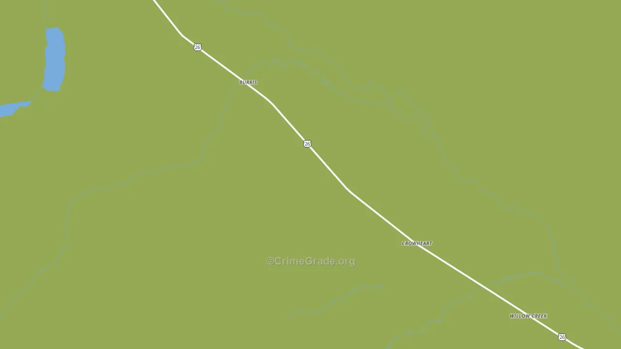 82512, WY Map of Drug-Related Crime Rates