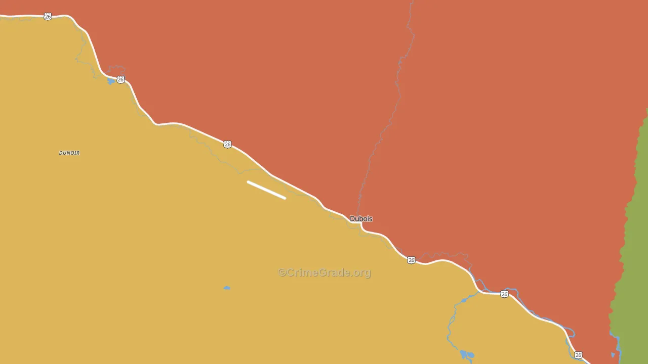 82513, WY Map of Drug-Related Crime Rates