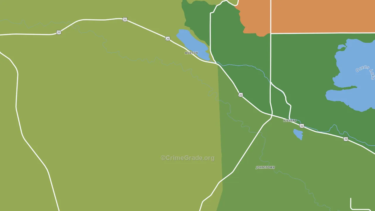 82516, WY Map of Drug-Related Crime Rates