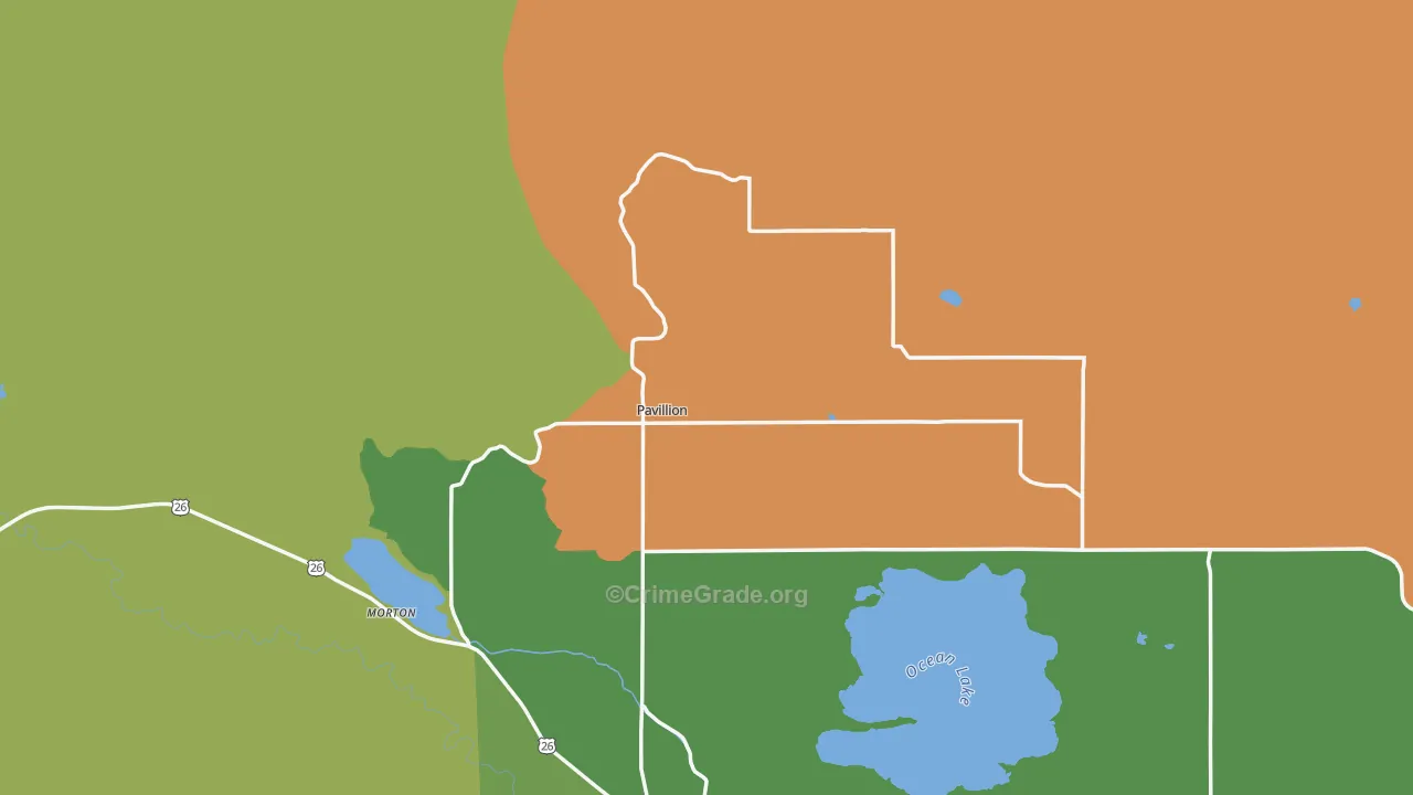 82523, WY Map of Drug-Related Crime Rates