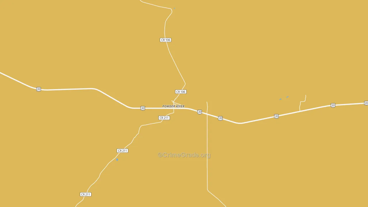 82648, WY Map of Drug-Related Crime Rates