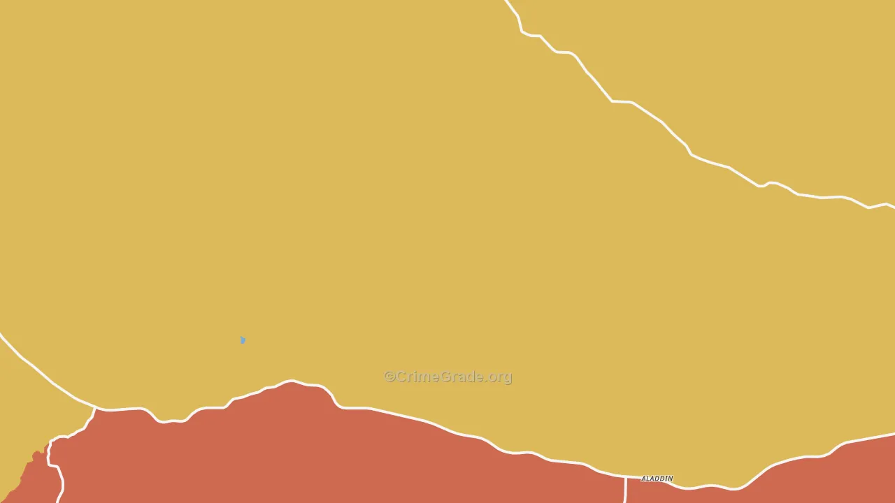 82710, WY Map of Drug-Related Crime Rates