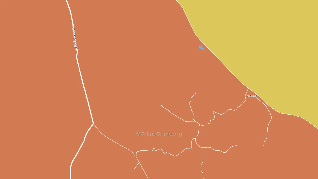 82845, WY Map of Drug-Related Crime Rates