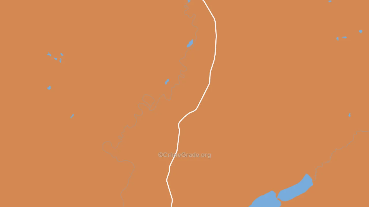 82925, WY Map of Drug-Related Crime Rates