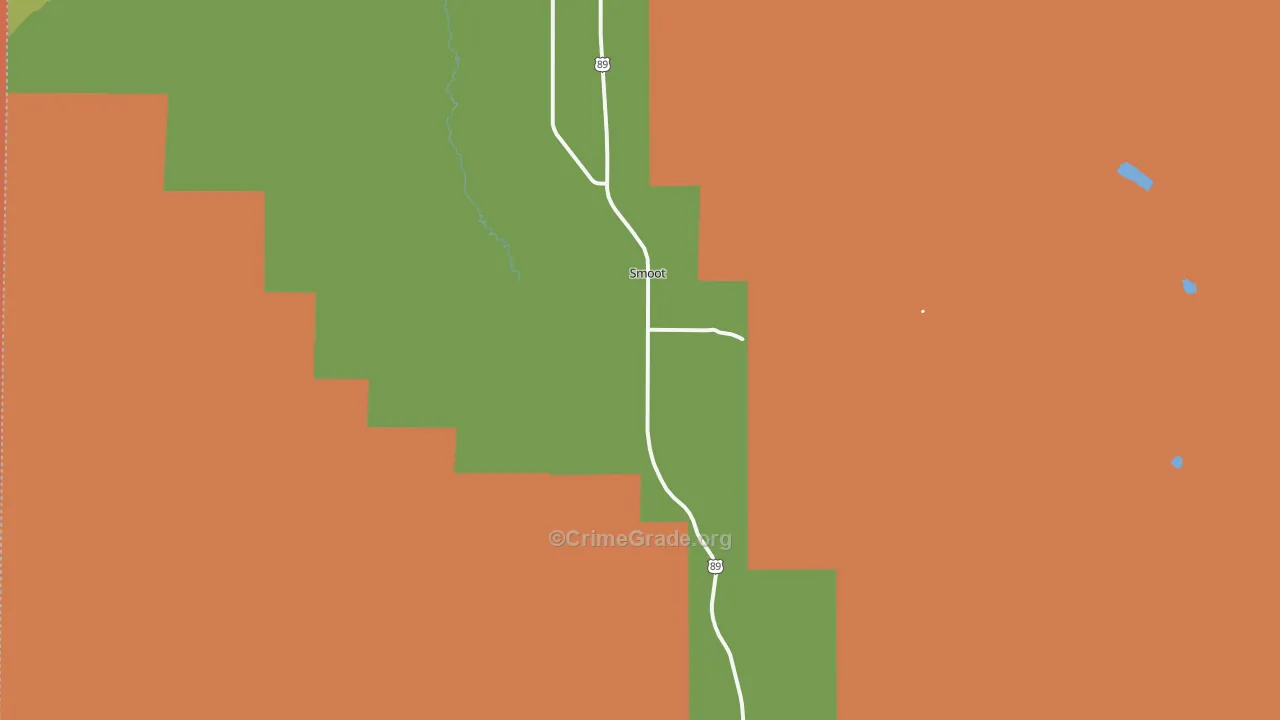 83126, WY Map of Drug-Related Crime Rates
