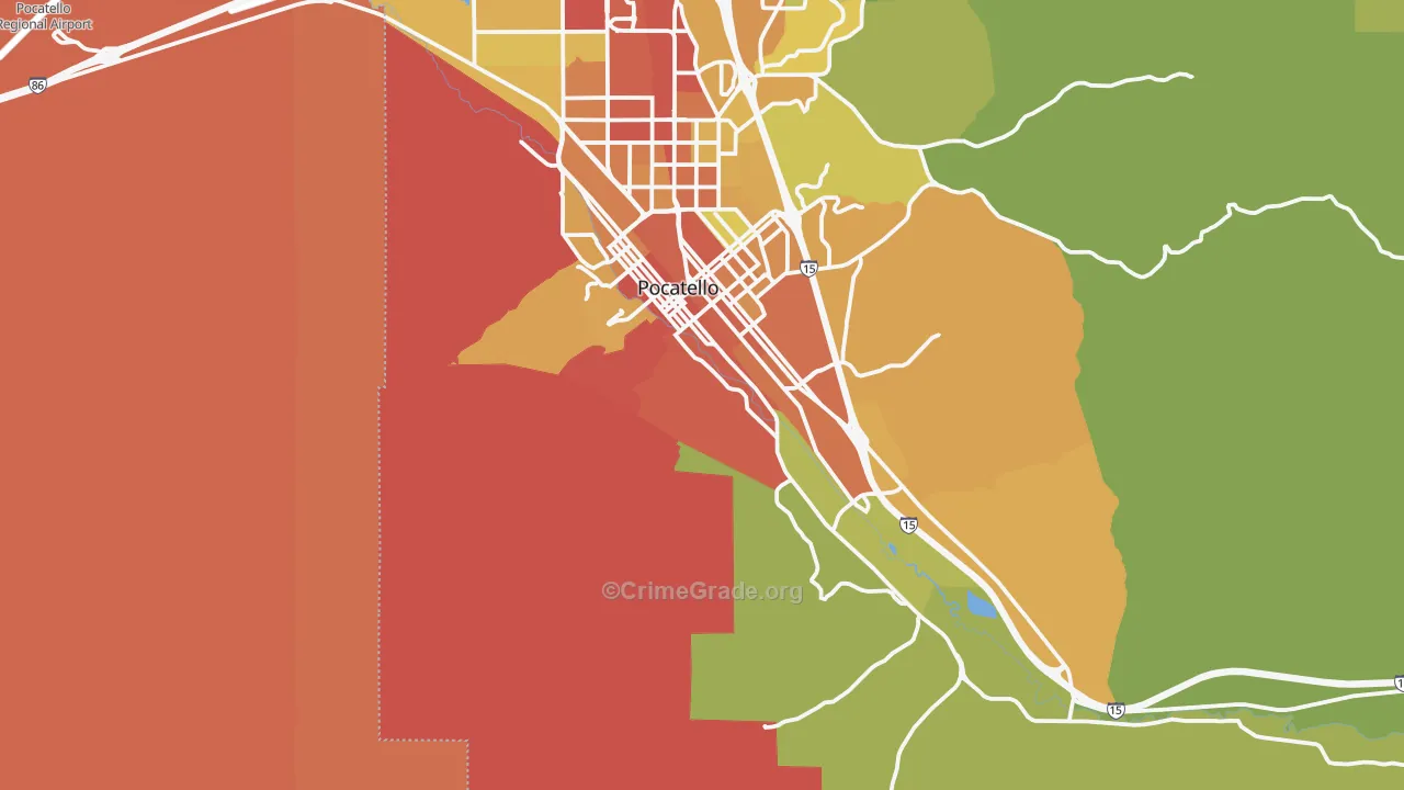 83204, ID Map of Drug-Related Crime Rates
