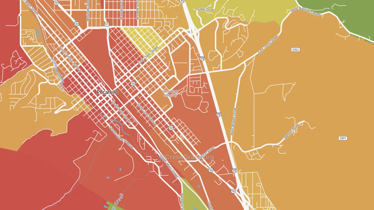 83209, ID Map of Drug-Related Crime Rates