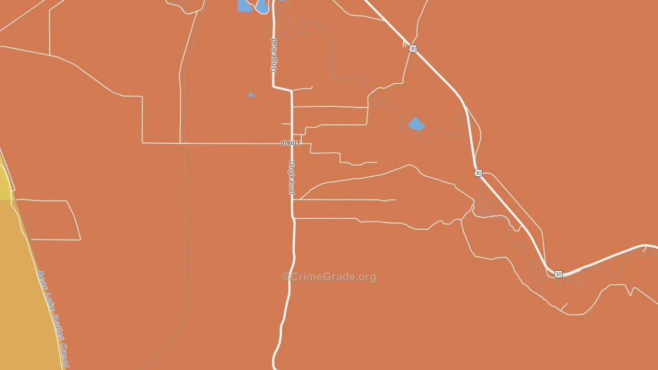 83233, ID Map of Drug-Related Crime Rates