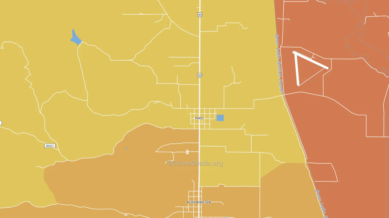 83261, ID Map of Drug-Related Crime Rates