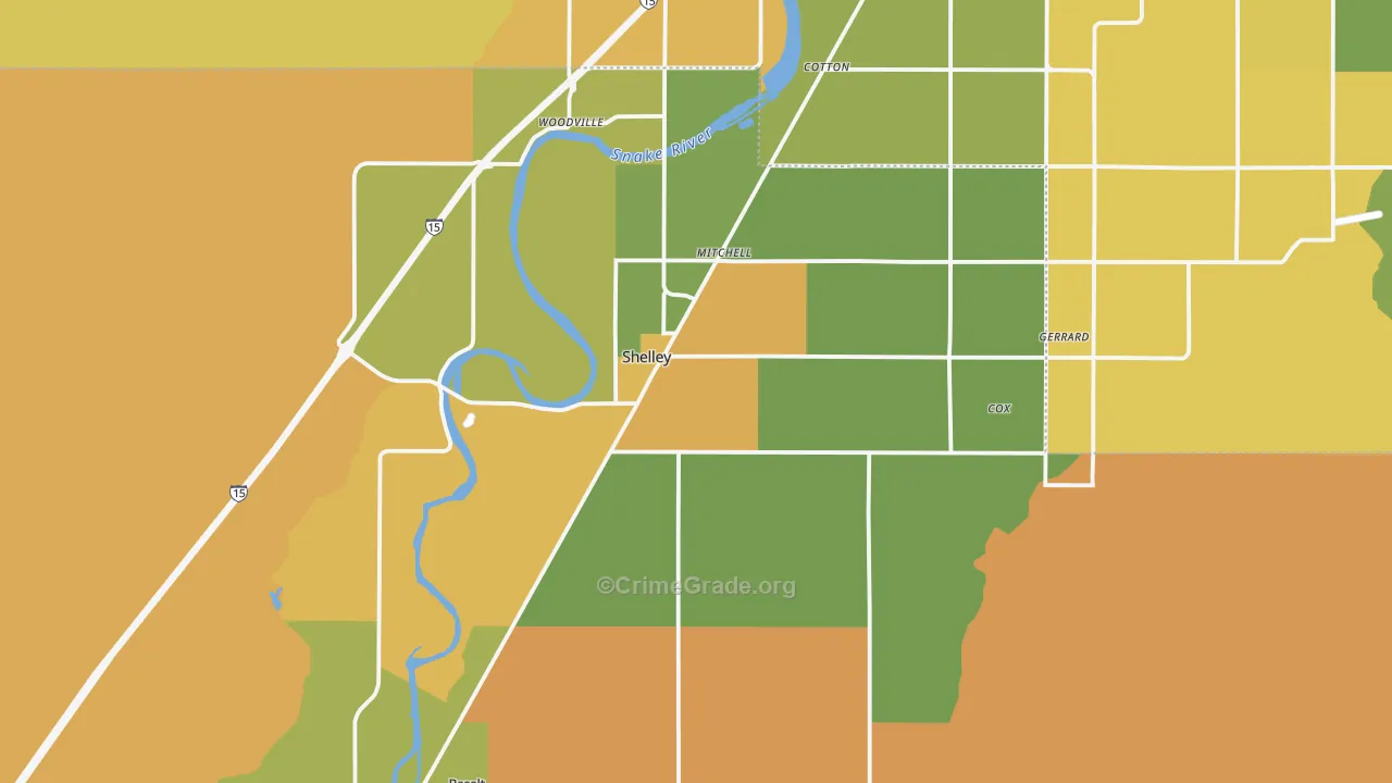 83274, ID Map of Drug-Related Crime Rates
