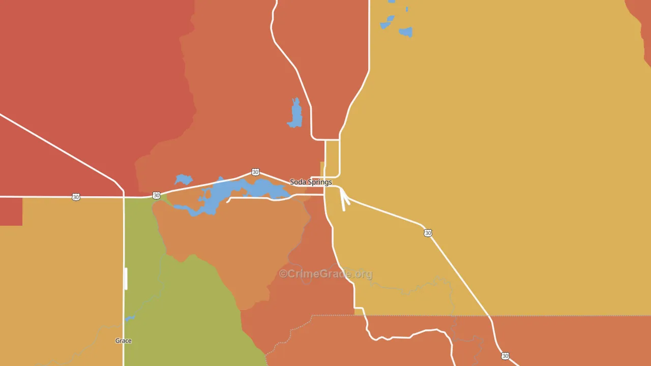 83276, ID Map of Drug-Related Crime Rates
