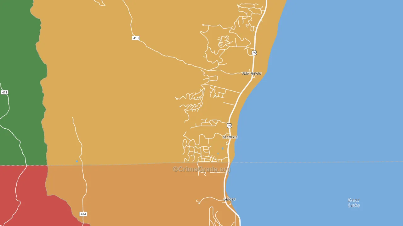 83287, ID Map of Drug-Related Crime Rates
