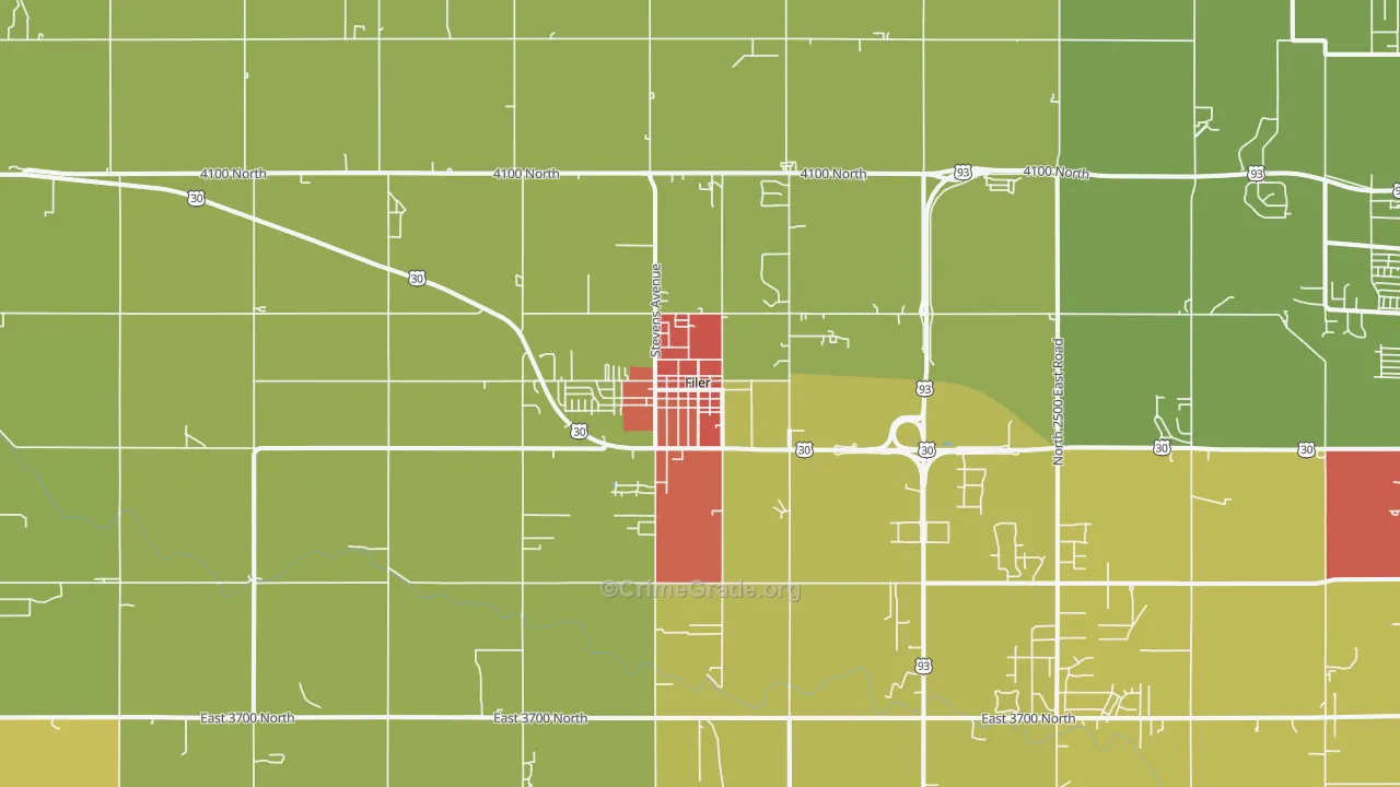83328, ID Map of Drug-Related Crime Rates