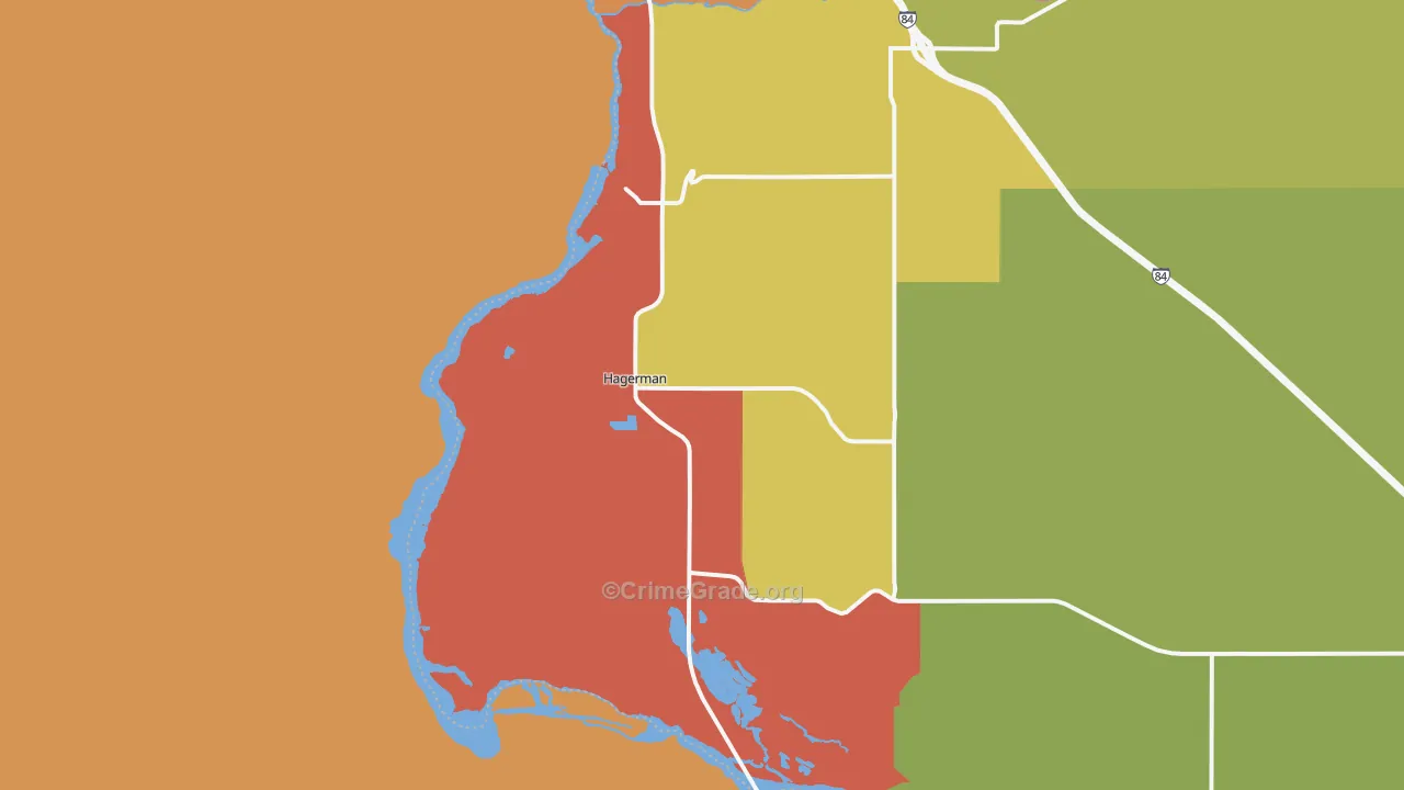 83332, ID Map of Drug-Related Crime Rates