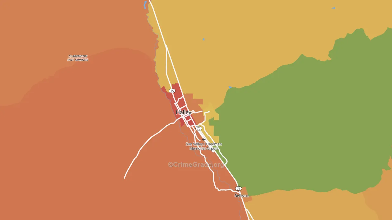 83333, ID Map of Drug-Related Crime Rates