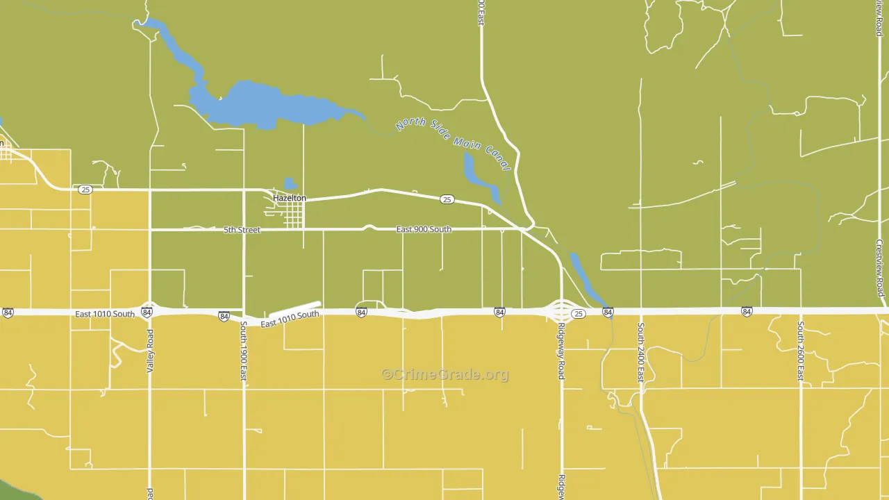 83335, ID Map of Drug-Related Crime Rates