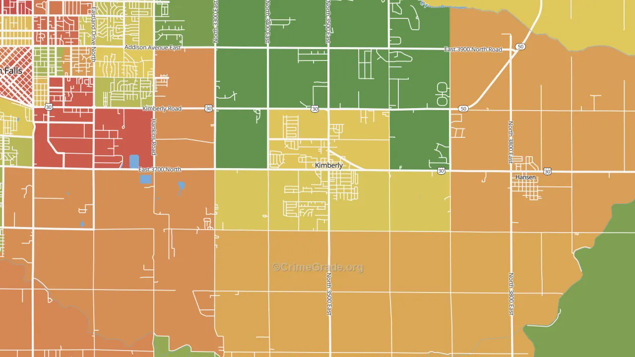 83341, ID Map of Drug-Related Crime Rates