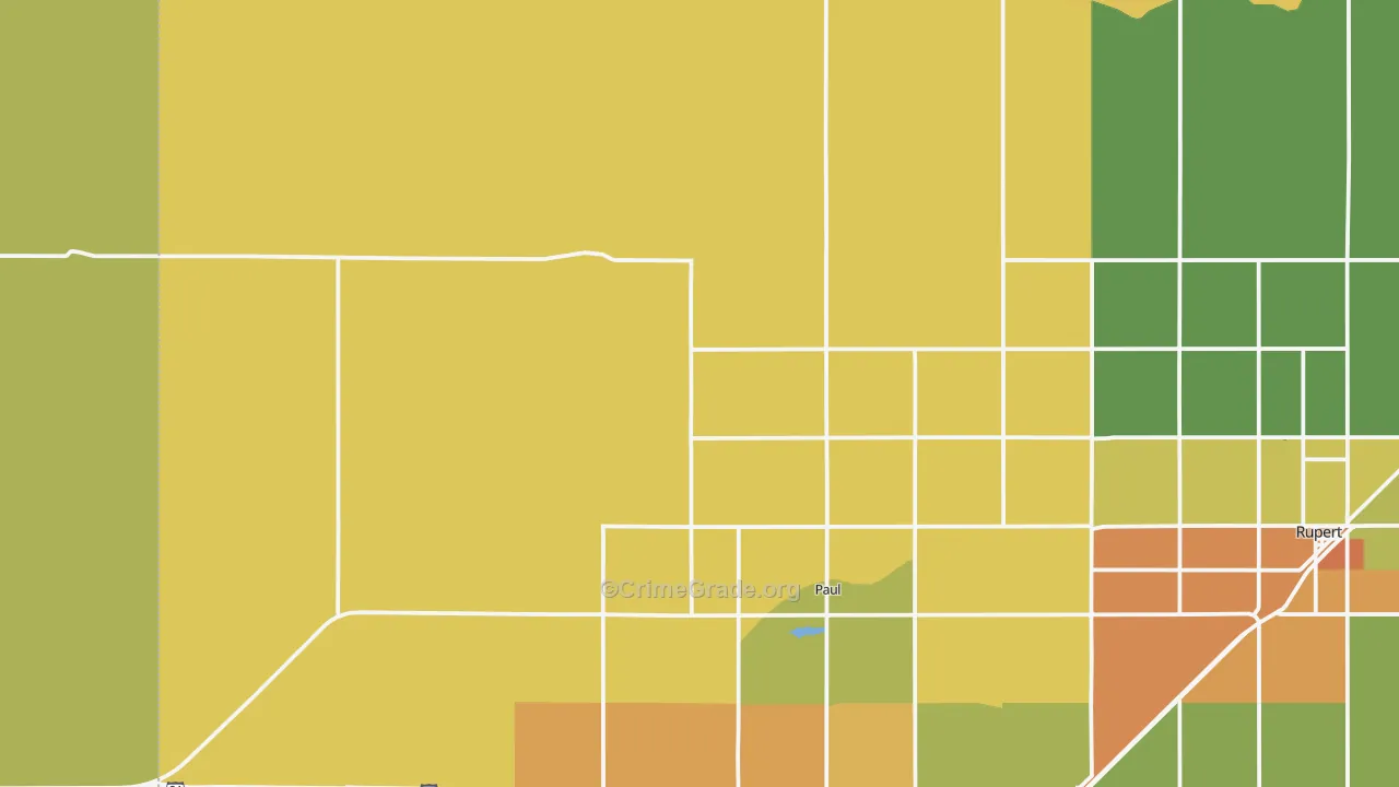 83347, ID Map of Drug-Related Crime Rates