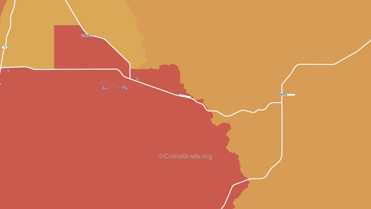 83348, ID Map of Drug-Related Crime Rates