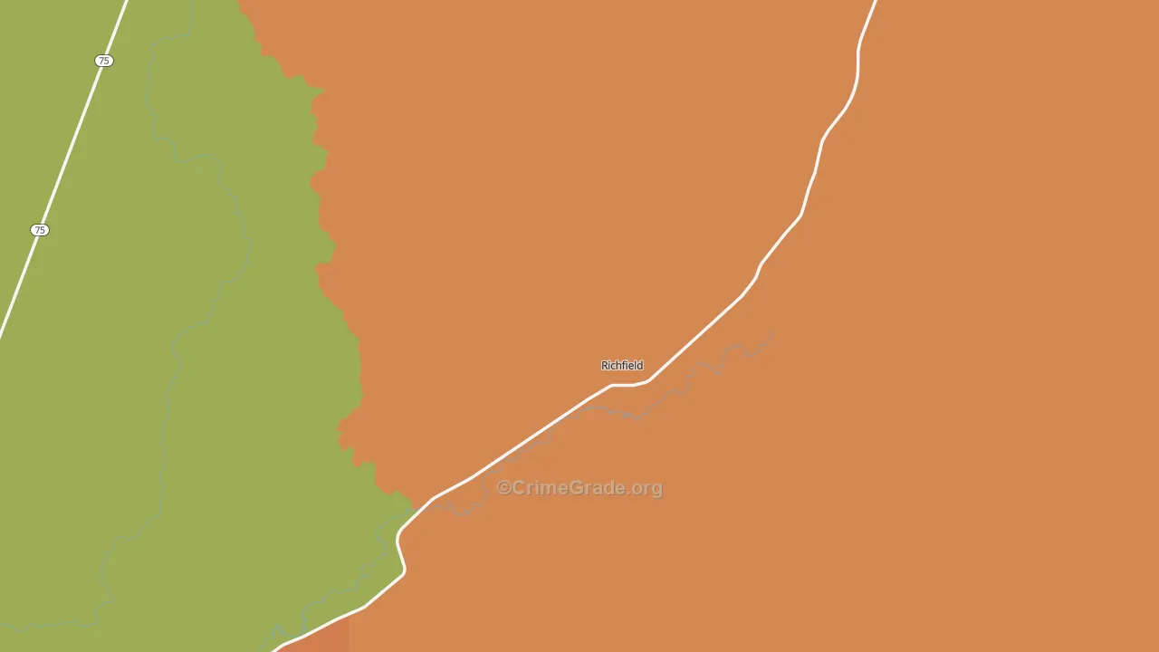 83349, ID Map of Drug-Related Crime Rates