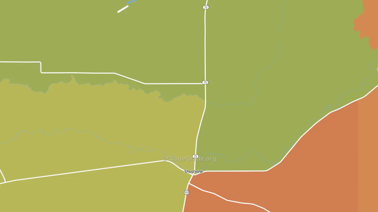 83352, ID Map of Drug-Related Crime Rates