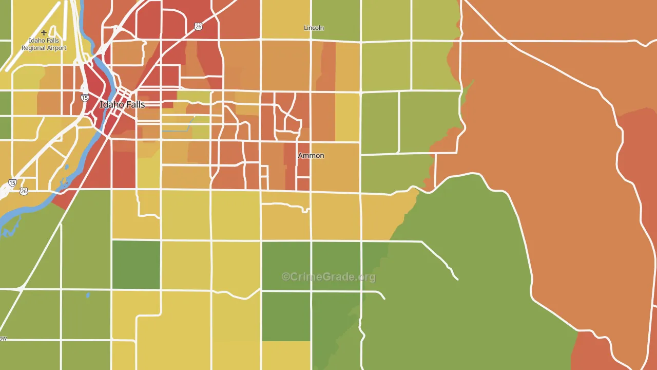83406, ID Map of Drug-Related Crime Rates