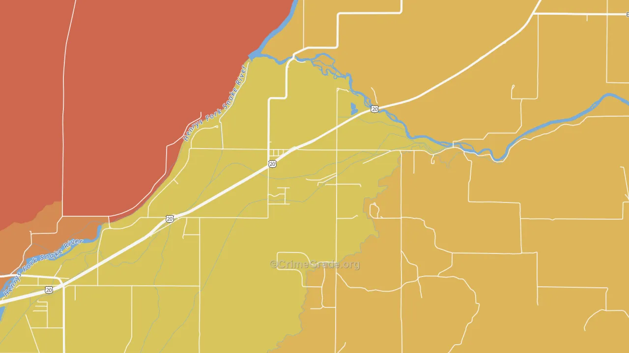 83421, ID Map of Drug-Related Crime Rates