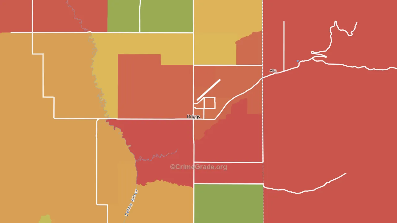 83422, ID Map of Drug-Related Crime Rates