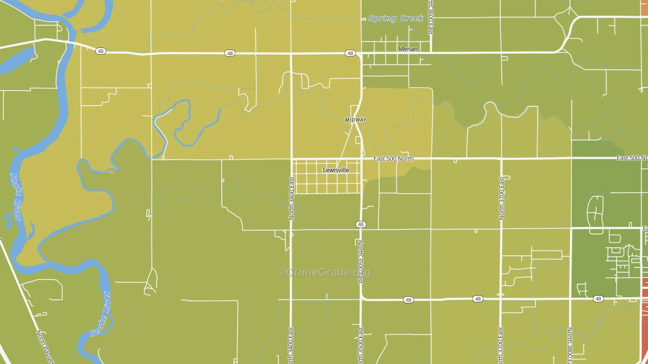 83431, ID Map of Drug-Related Crime Rates